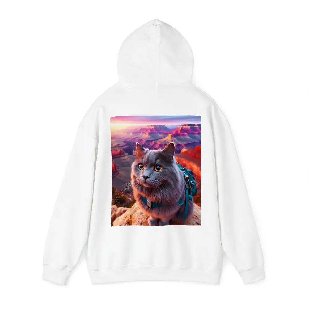 Gray Cat Grand Canyon Sunset Adventure – Hoodies