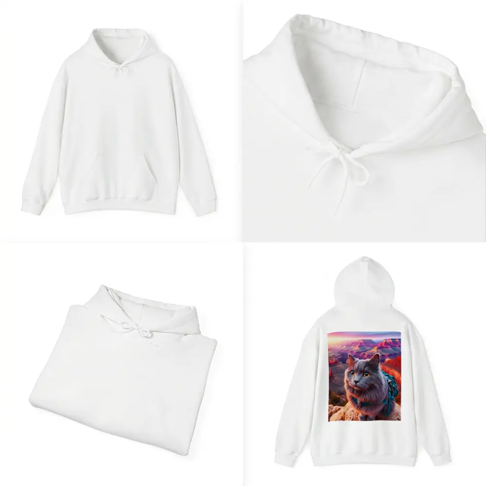Gray Cat Grand Canyon Sunset Adventure – Hoodies