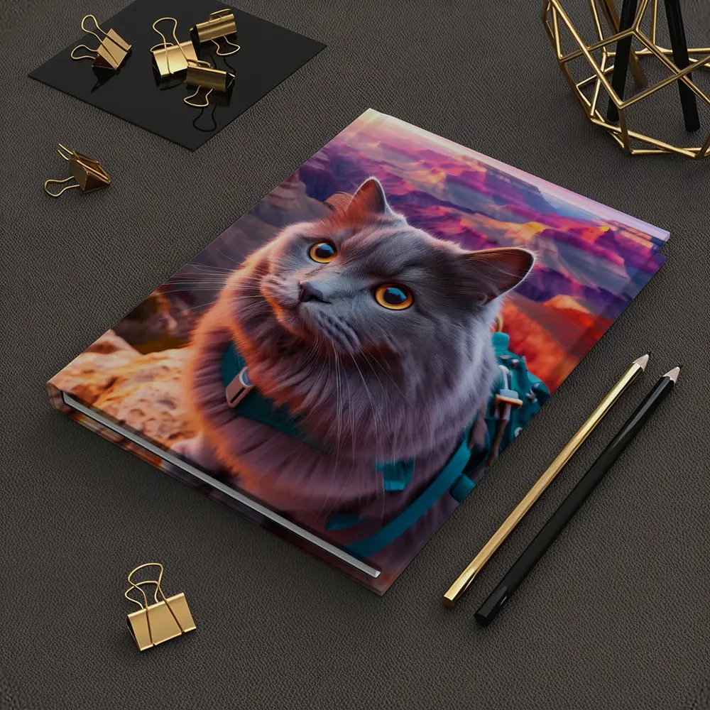 Gray Cat Grand Canyon Sunset Adventure – Notebooks