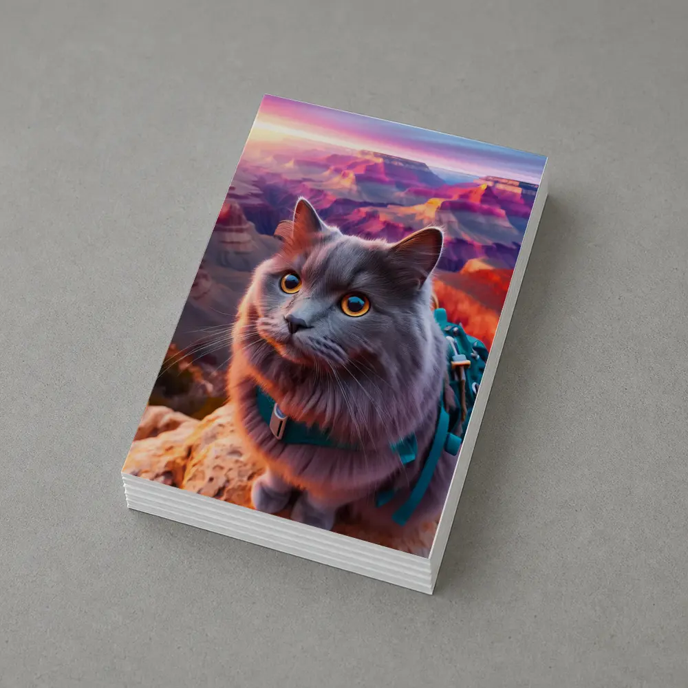 Gray Cat Grand Canyon Sunset Adventure – Postcards