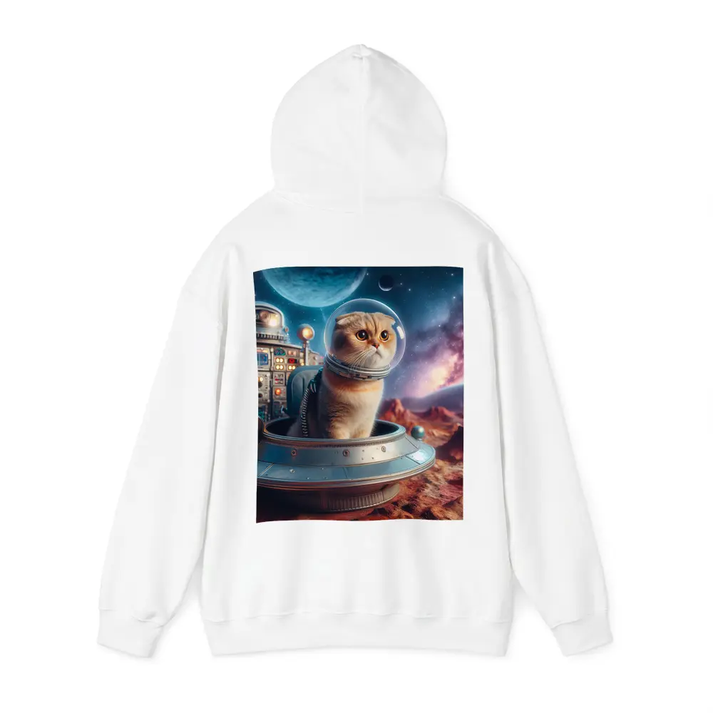 Scottish Fold Cat Astronaut Space Planet – Hoodies