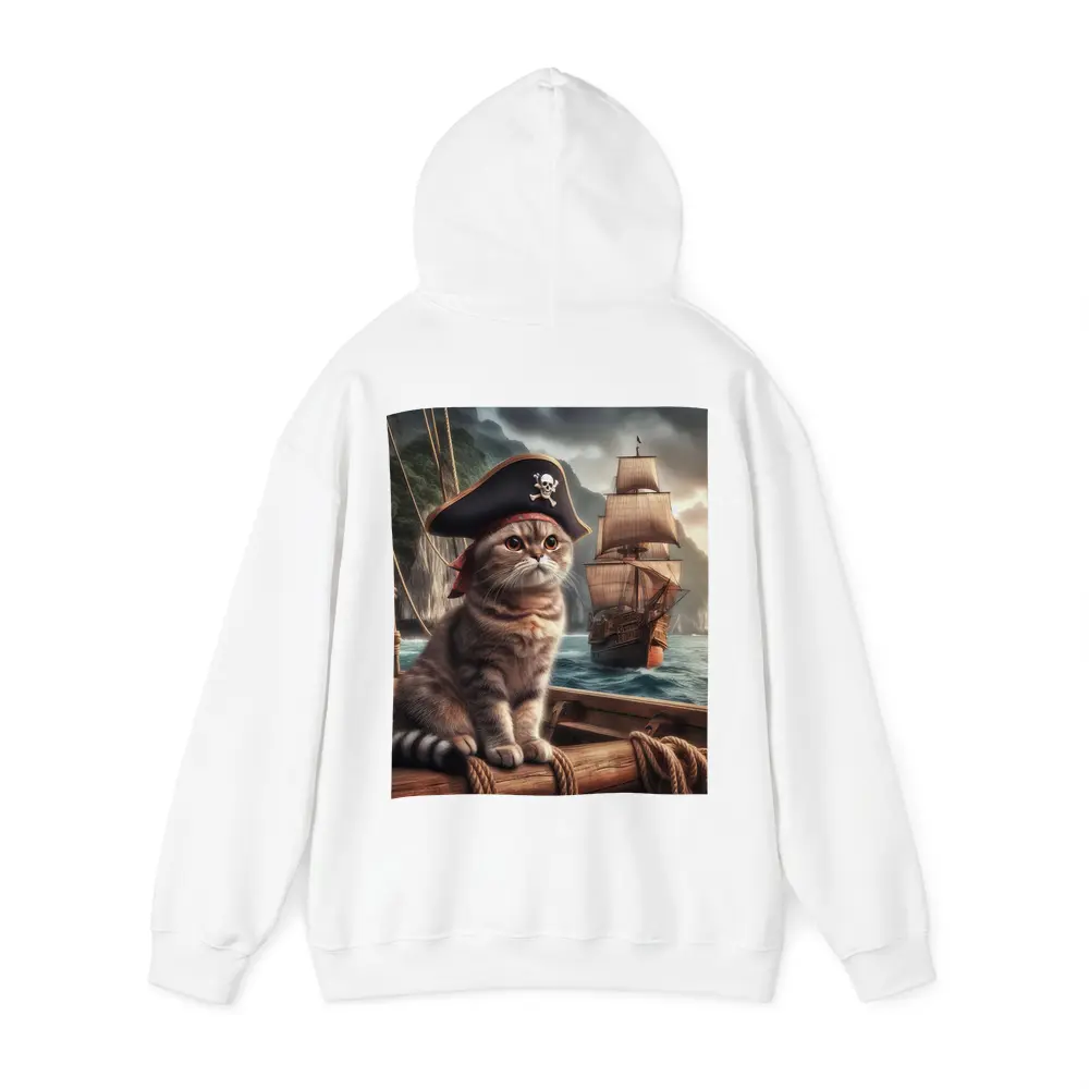 Scottish Fold Pirate Cat Ship Ocean – Hoodies