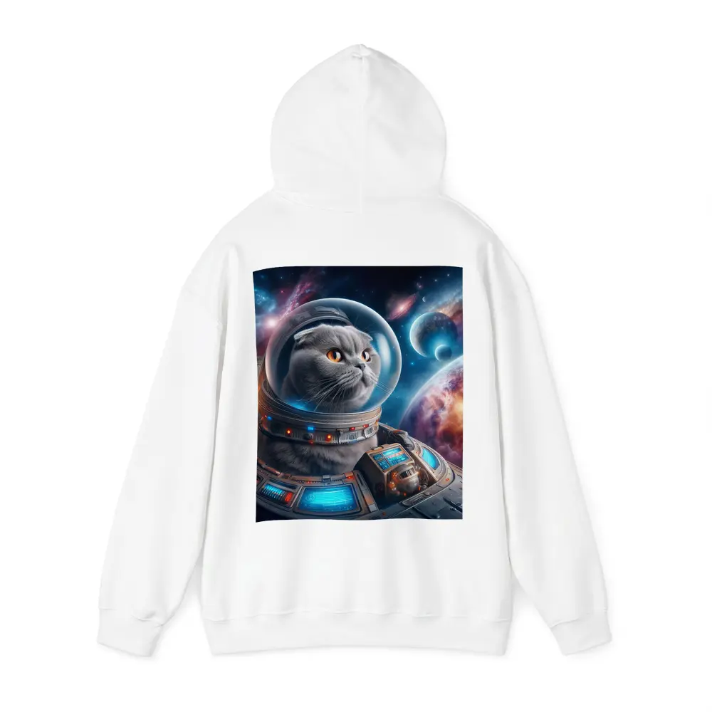 Scottish Fold Cat Astronaut Deep Space – Hoodies