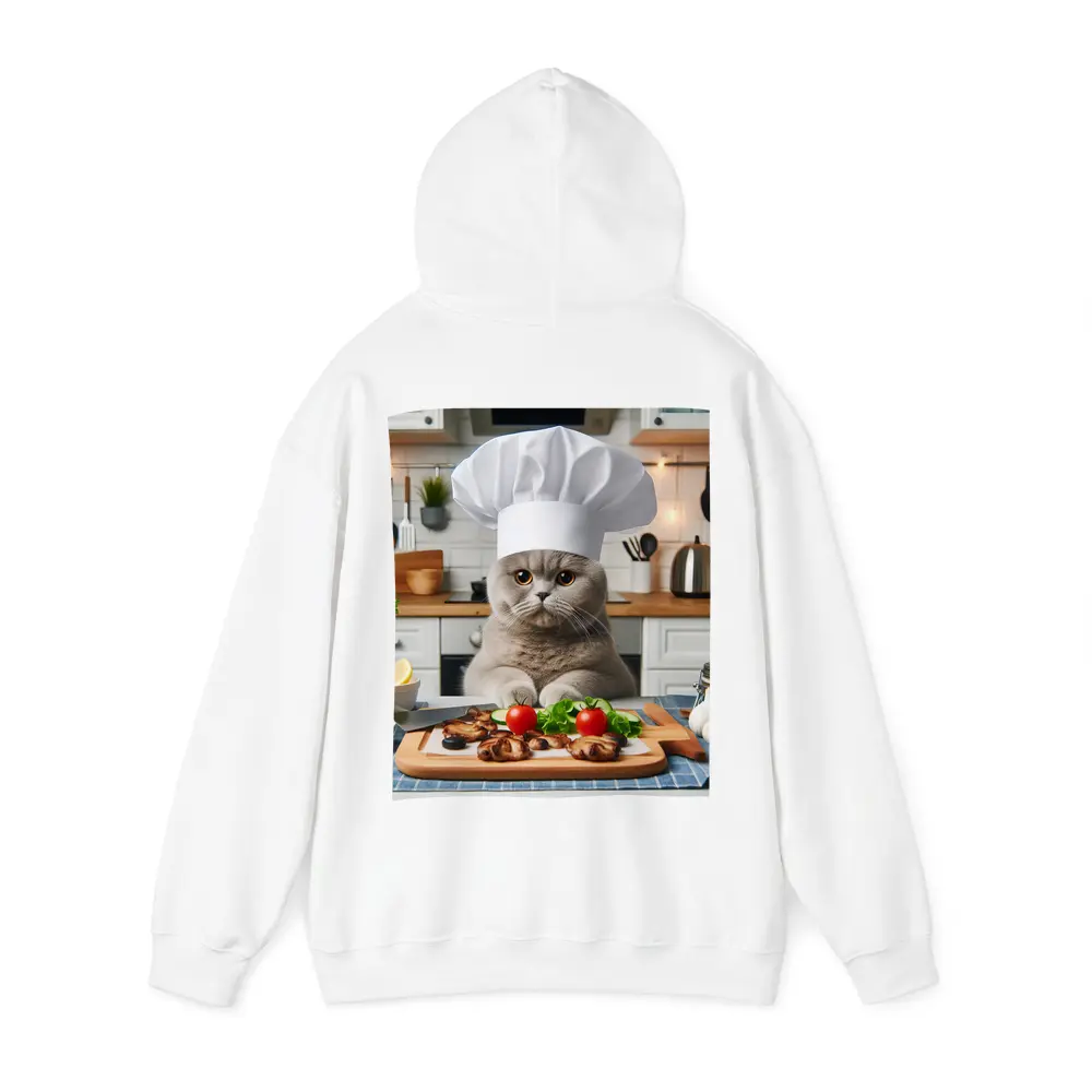 Scottish Fold Cat Chef Cooking Kitchen – Hoodies