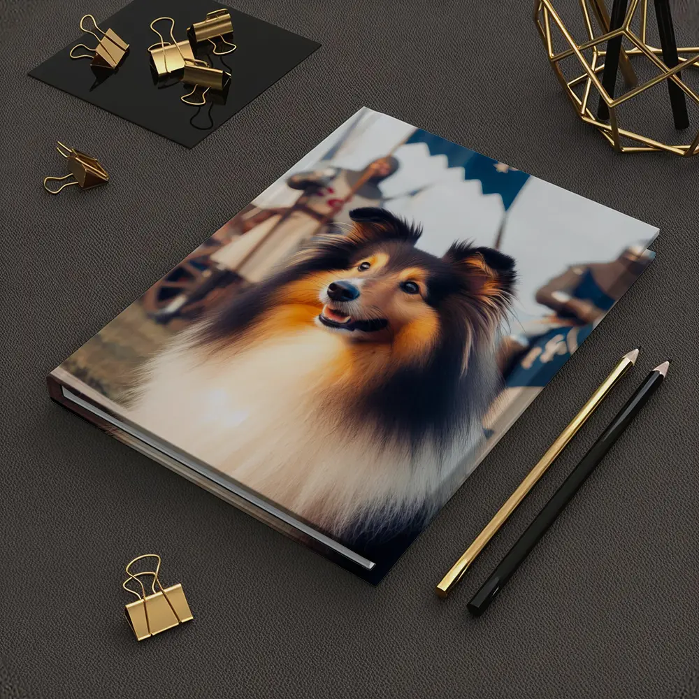 Shetland Sheepdog Medieval Knights Fantasy Scene – Notebooks