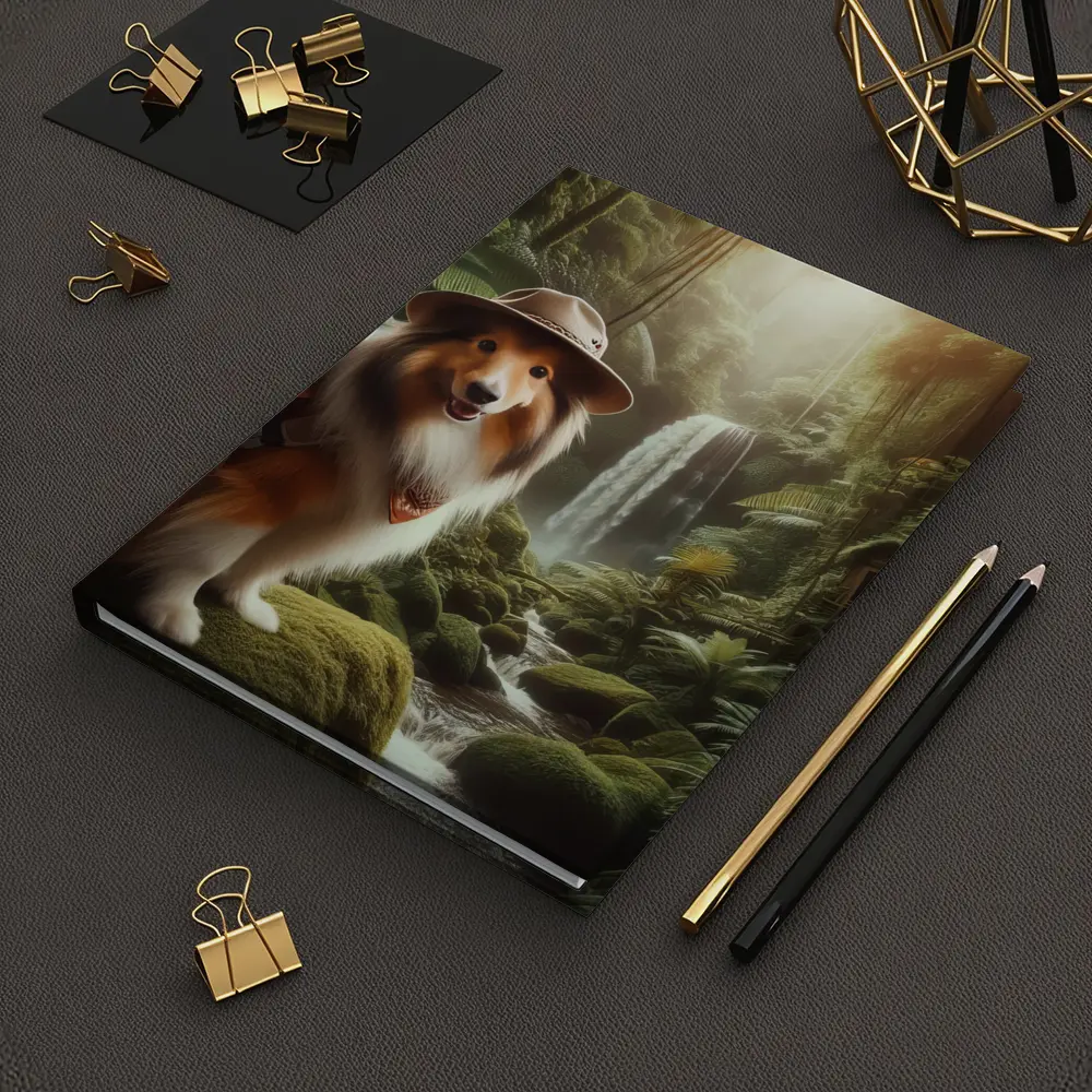 Shetland Sheepdog Explorer Jungle Waterfall Adventure – Notebooks