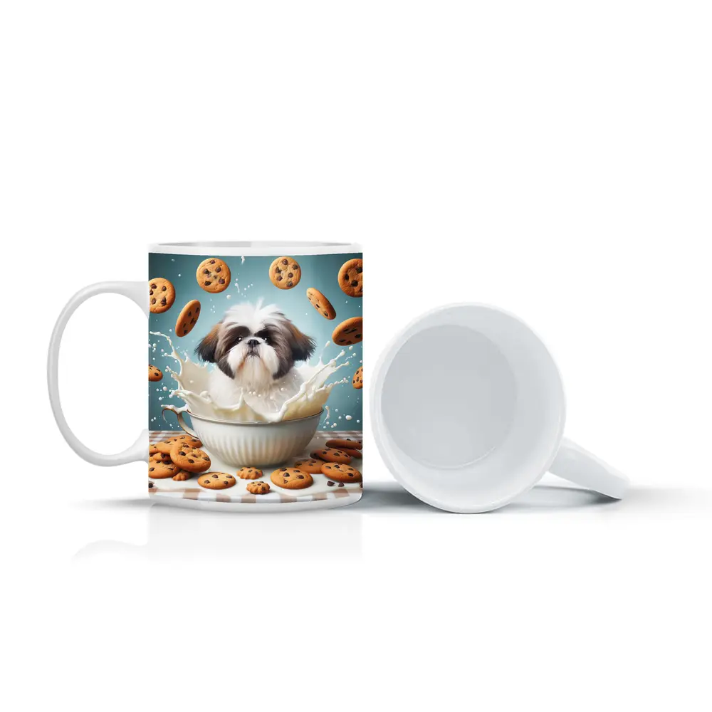 Shih Tzu Puppy Milk Splash Cookies – Mugs