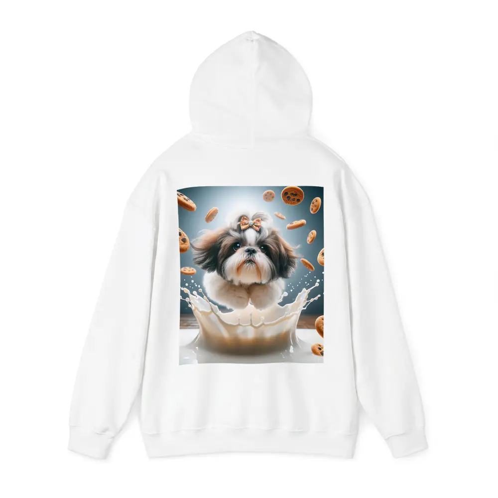 Shih Tzu Dog Milk Splash Flying Cookies – Hoodies