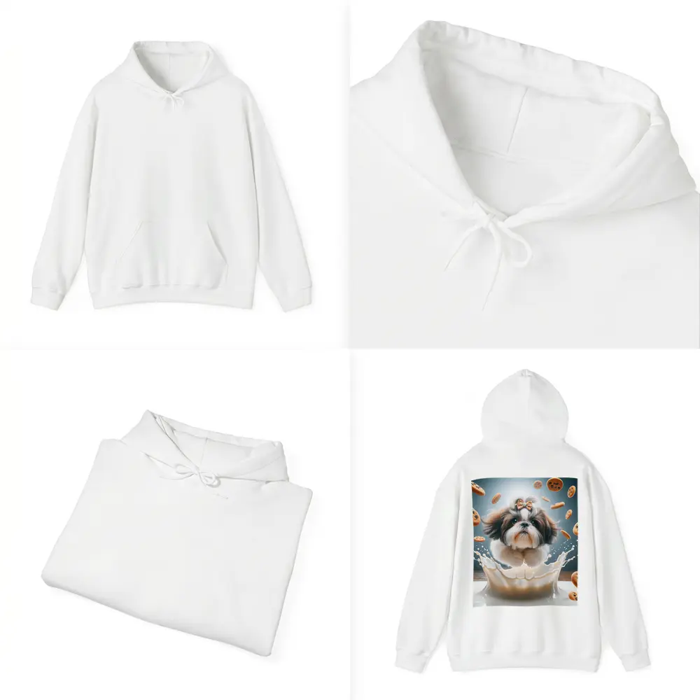 Shih Tzu Dog Milk Splash Flying Cookies – Hoodies