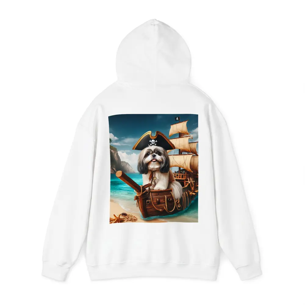Shih Tzu Pirate Dog on Sailing Ship – Hoodies