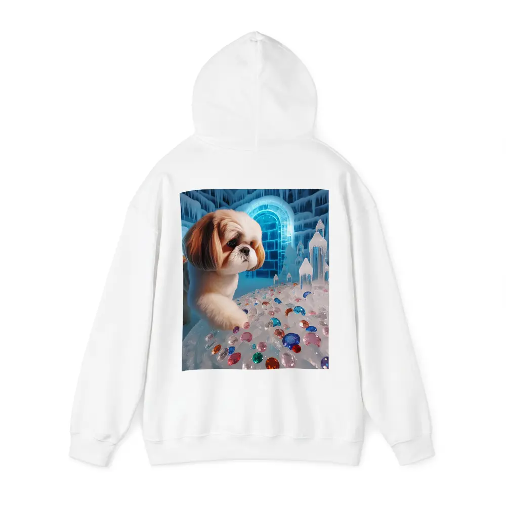 Shih Tzu Dog Ice Palace Colorful Gems – Hoodies