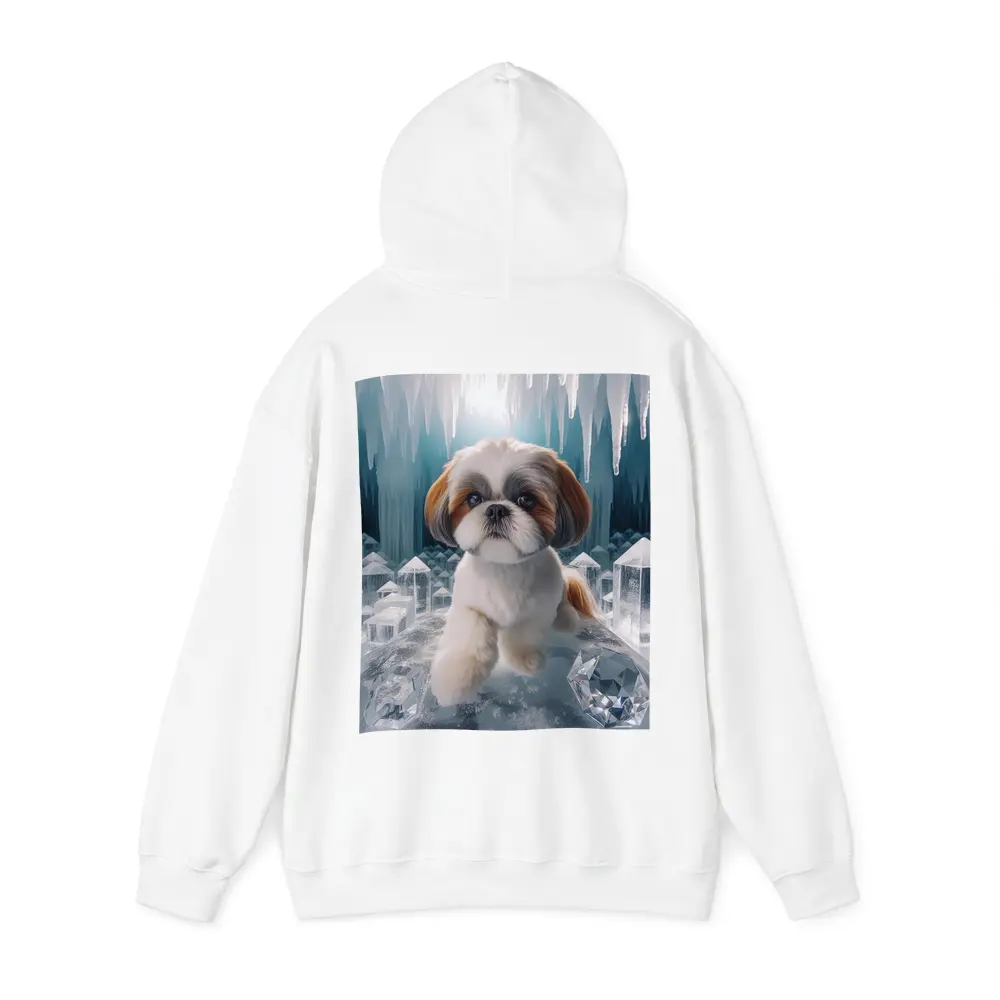 Shih Tzu Dog Ice Crystal Cave Art – Hoodies