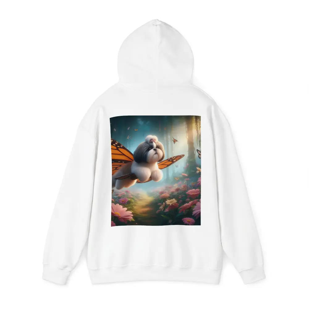 Shih Tzu Dog Butterfly Wings Fantasy Forest – Hoodies
