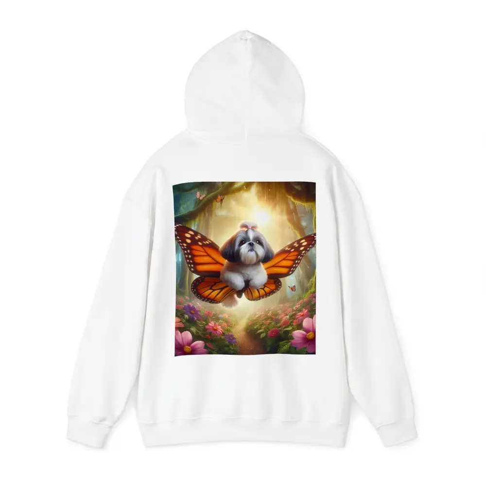 Shih Tzu Dog Butterfly Wings Fantasy Forest – Hoodies