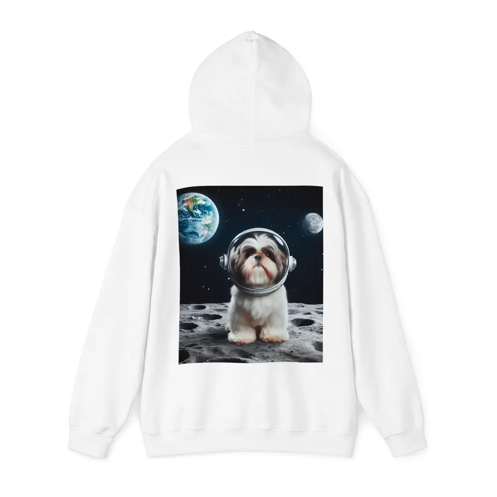 Shih Tzu Astronaut Dog On The Moon – Hoodies