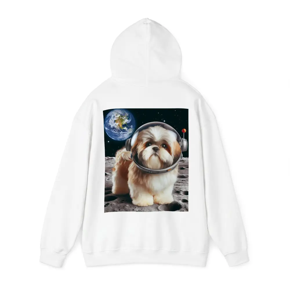 Shih Tzu Astronaut Dog on the Moon – Hoodies