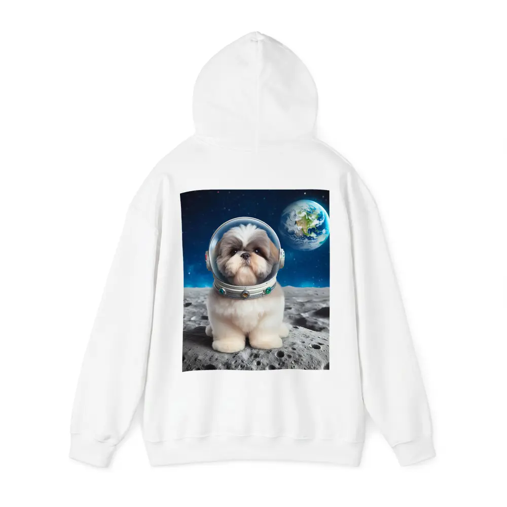 Shih Tzu Astronaut Dog On The Moon – Hoodies