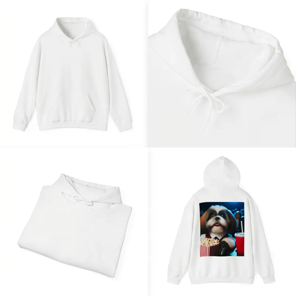 Shih Tzu Watching Movie At Cinema – Hoodies