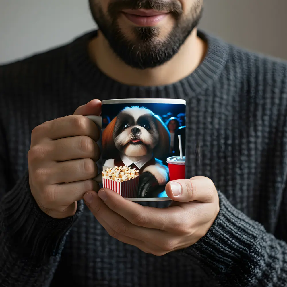 Shih Tzu Watching Movie At Cinema – Mugs