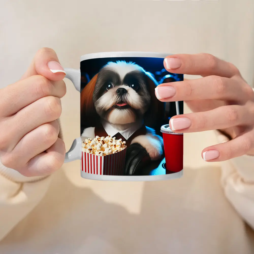 Shih Tzu Watching Movie At Cinema – Mugs