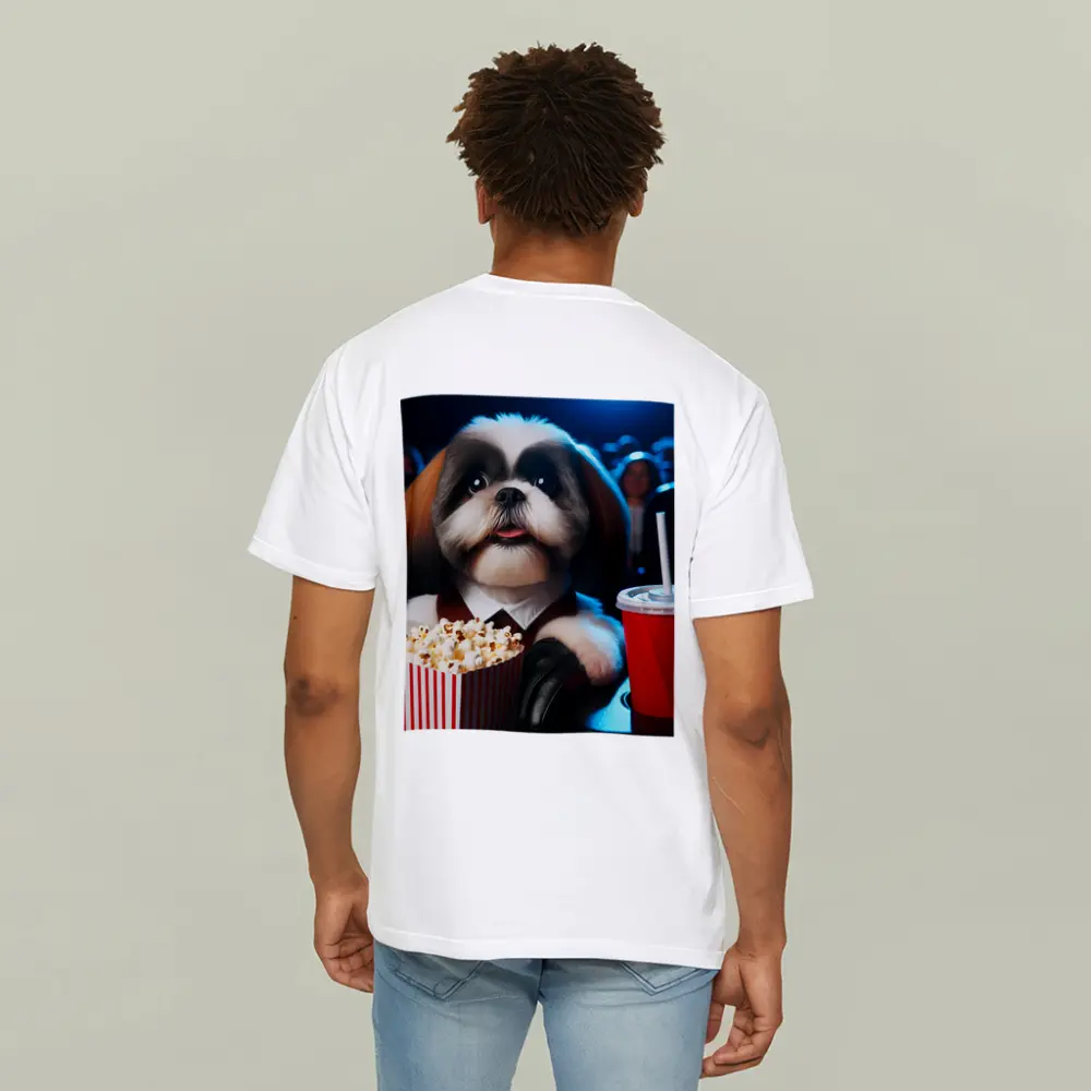 Shih Tzu Watching Movie At Cinema – T-Shirts
