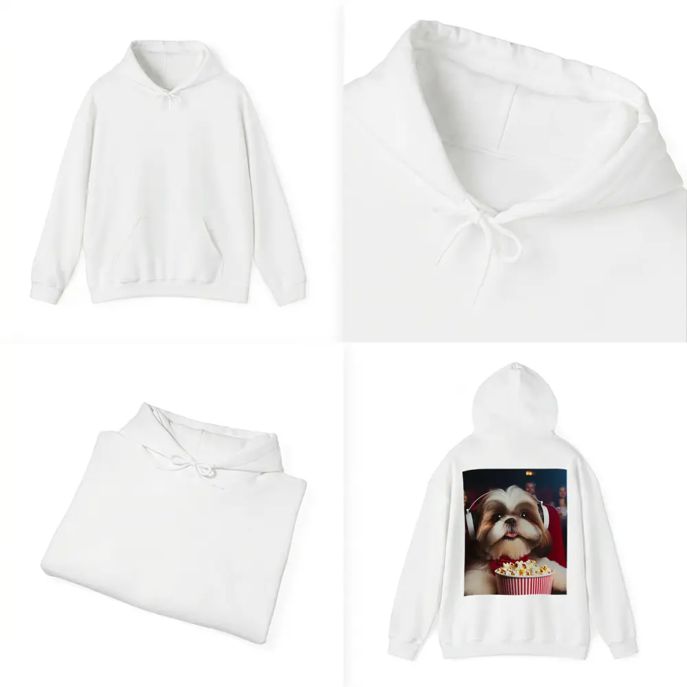Shih Tzu Dog Movie Theater Popcorn Headphones – Hoodies