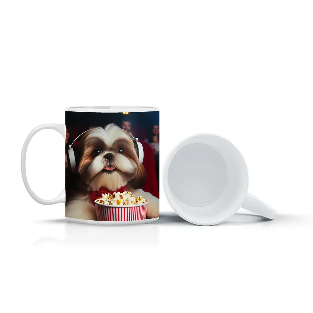 Shih Tzu Dog Movie Theater Popcorn Headphones – Mugs