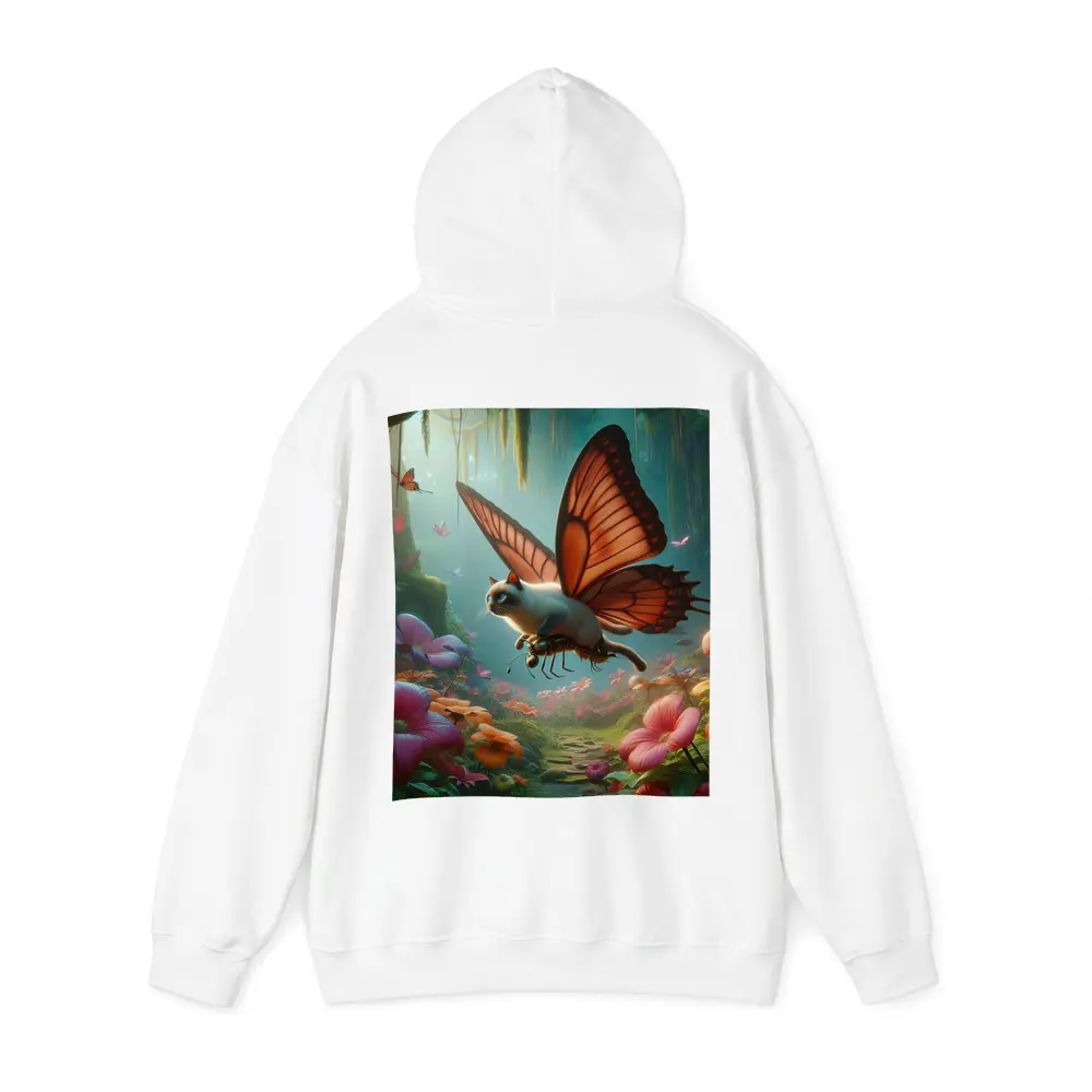 Siamese Butterfly Cat Flying Enchanted Forest – Hoodies
