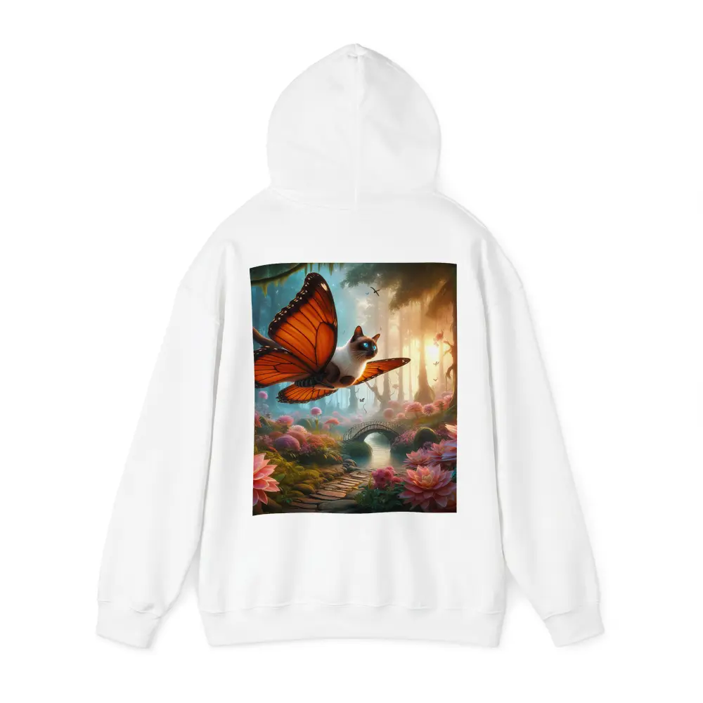 Siamese Cat Butterfly Wings Fantasy Forest – Hoodies