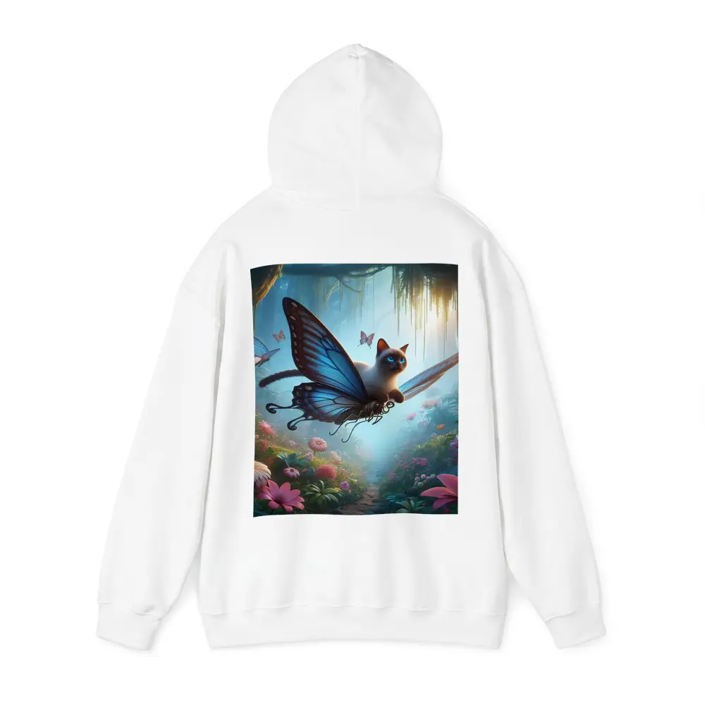 Siamese Cat Butterfly Wings Fantasy Forest – Hoodies