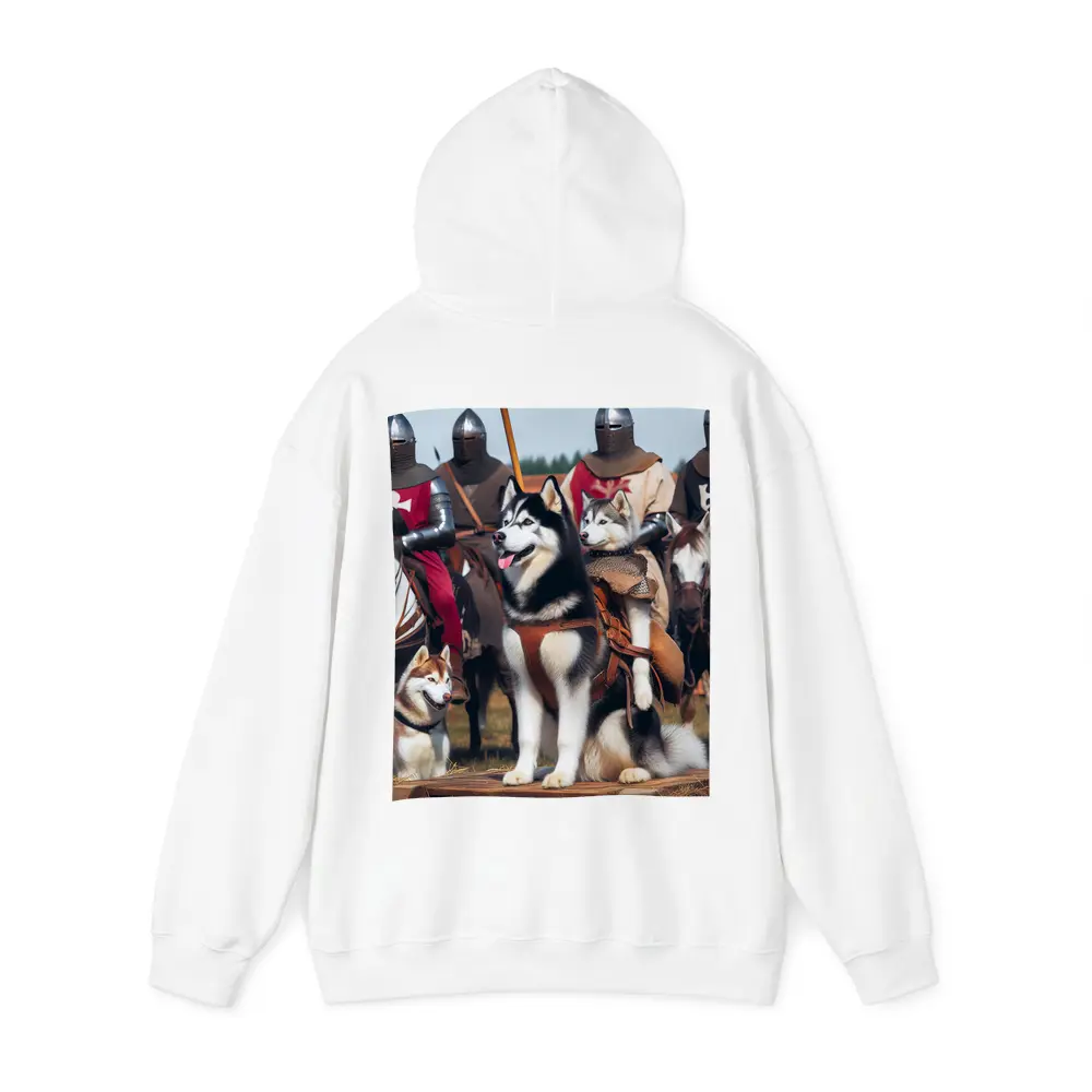 Siberian Husky Dogs Medieval Knights Fantasy – Hoodies