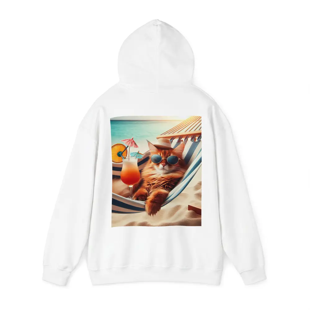 Somali Cat Relaxing Beach Hammock Summer – Hoodies
