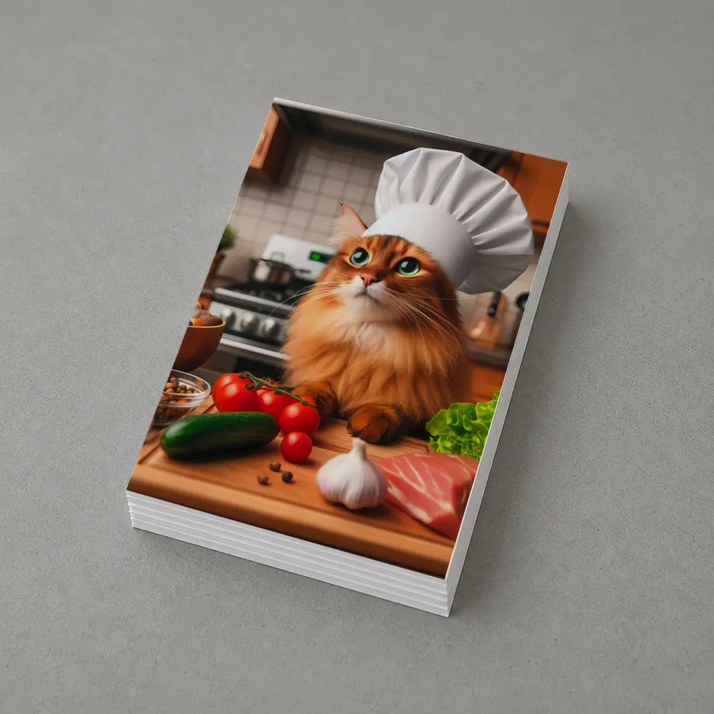 Somali Cat Chef Hat Kitchen Cooking – Postcards