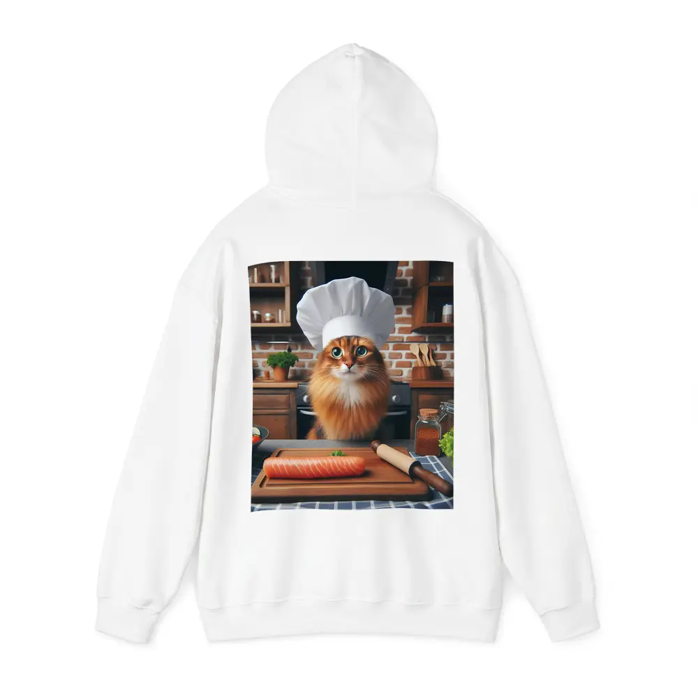 Somali Cat Chef Cooking Kitchen Scene – Hoodies
