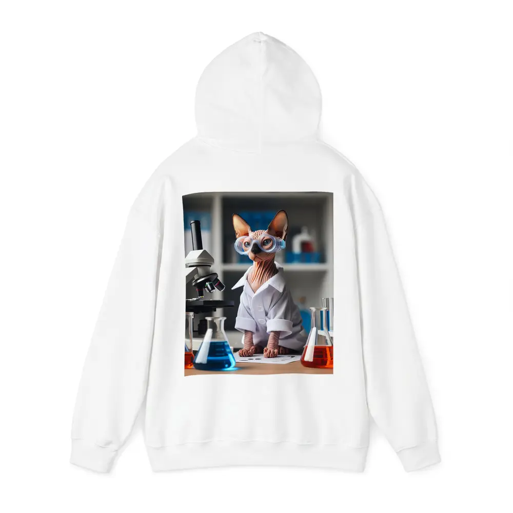 Sphynx Cat Scientist Lab Coat Laboratory – Hoodies