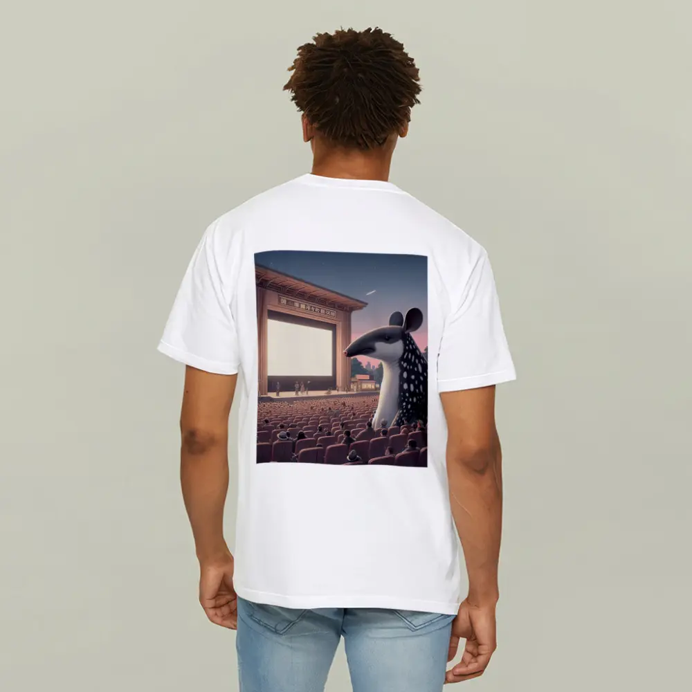 Giant Tapir Watching Outdoor Cinema Night – T-Shirts