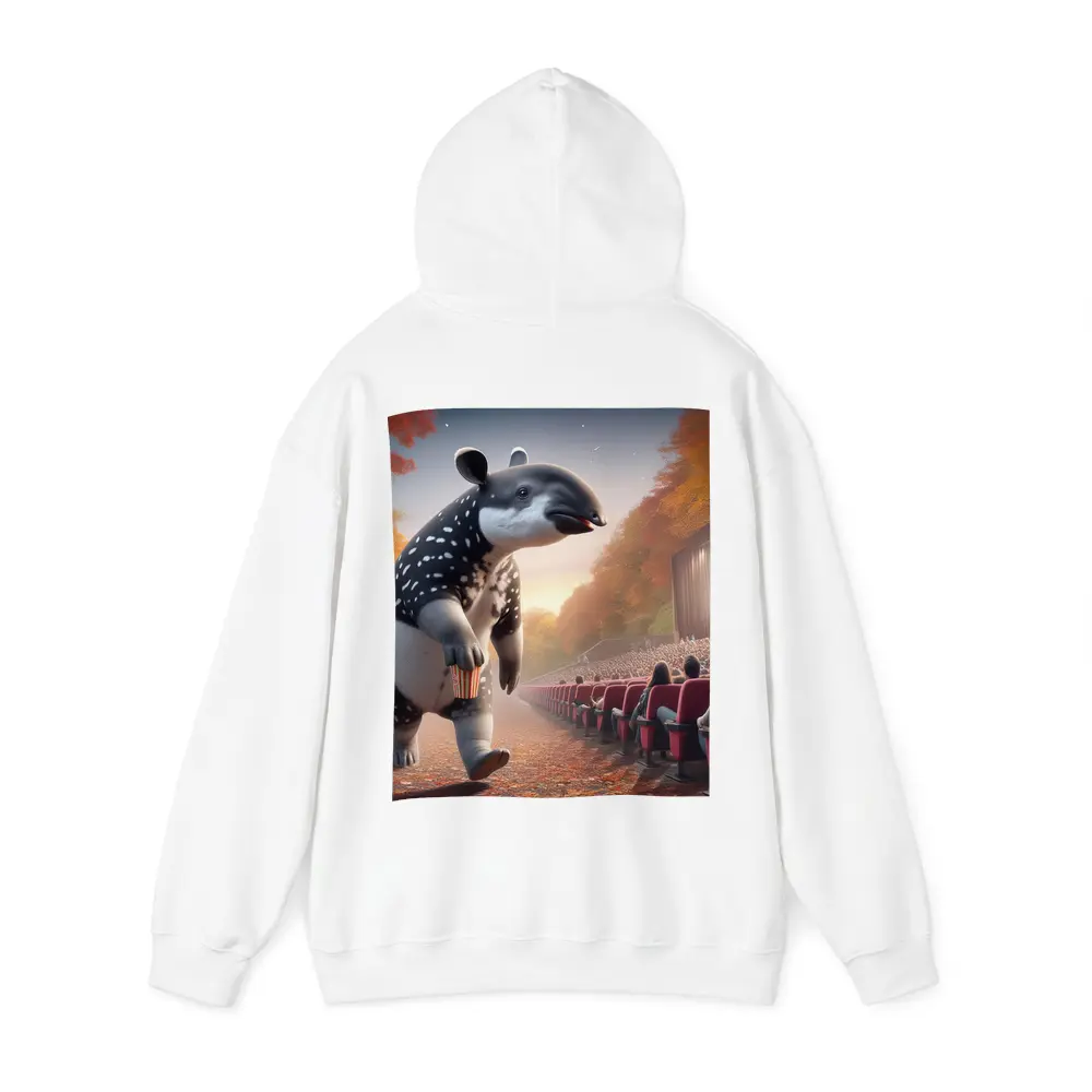 Tapir With Popcorn At Outdoor Cinema – Hoodies