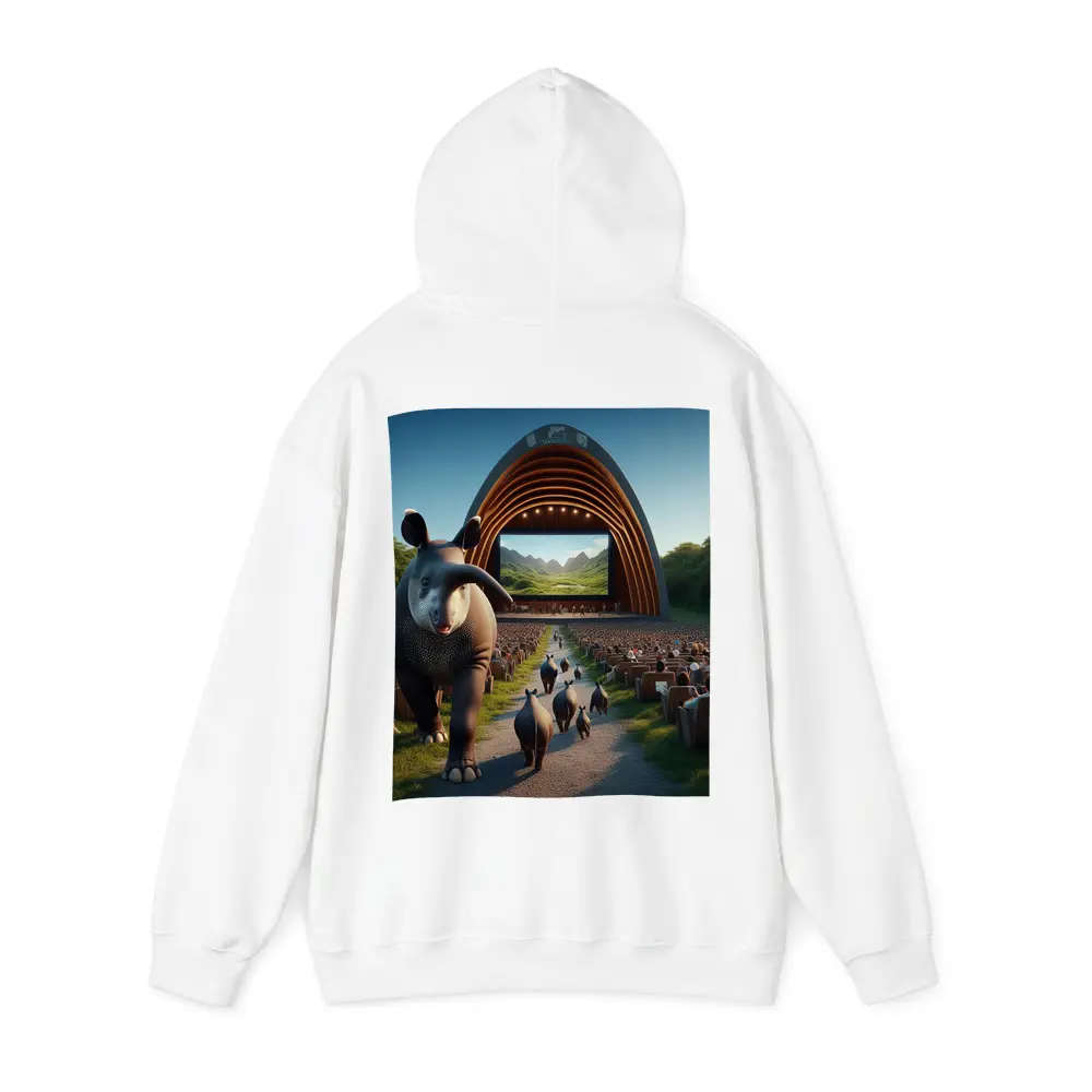 Tapirs Walking Through Outdoor Theater Crowd – Hoodies