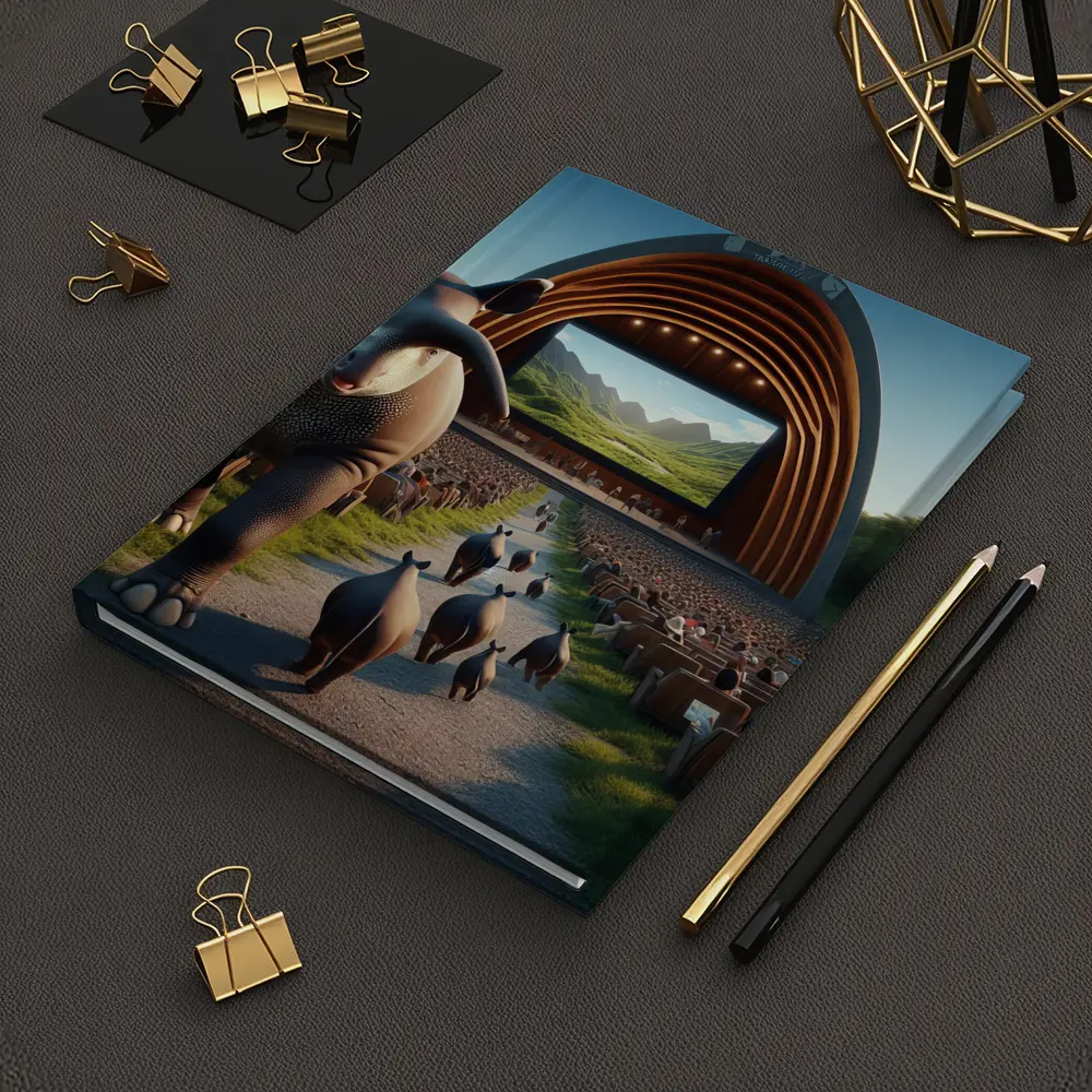 Tapirs Walking Through Outdoor Theater Crowd – Notebooks