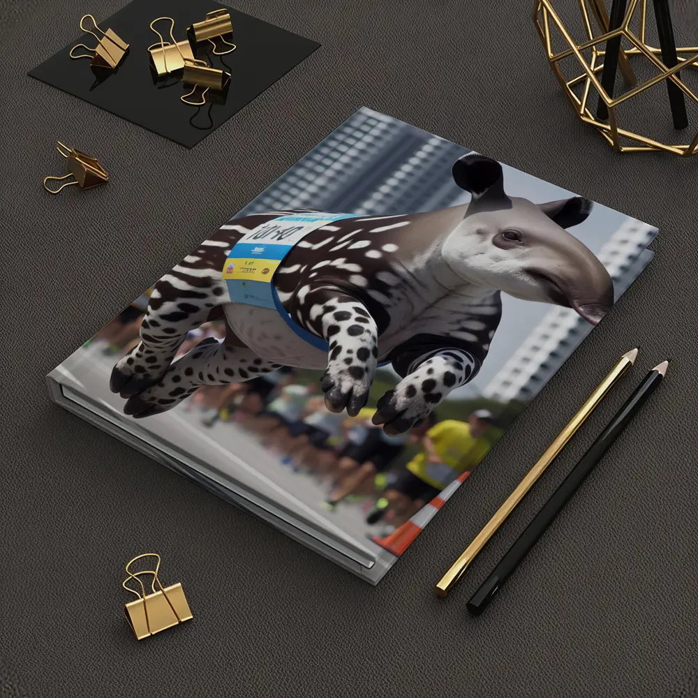 Baby Tapir Running City Marathon Race – Notebooks