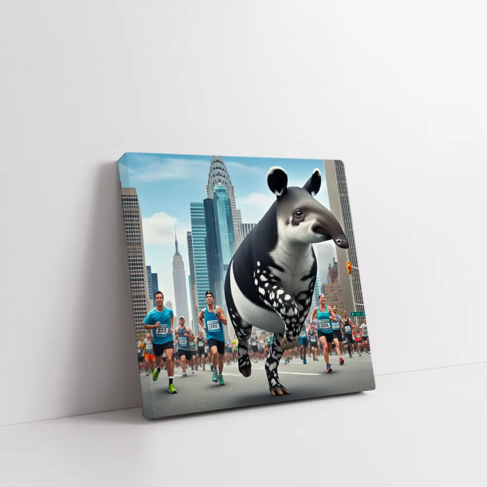 Tapir Running City Marathon New York – Wall Art