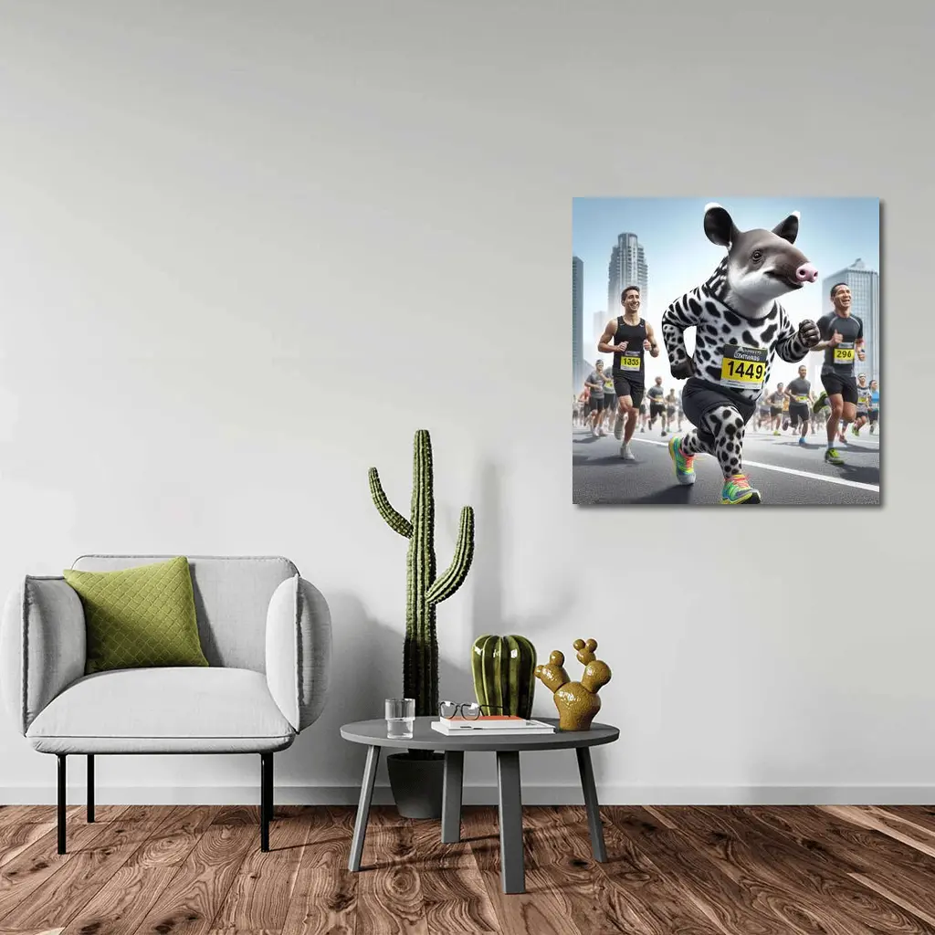 Tapir Running City Marathon Race – Wall Art