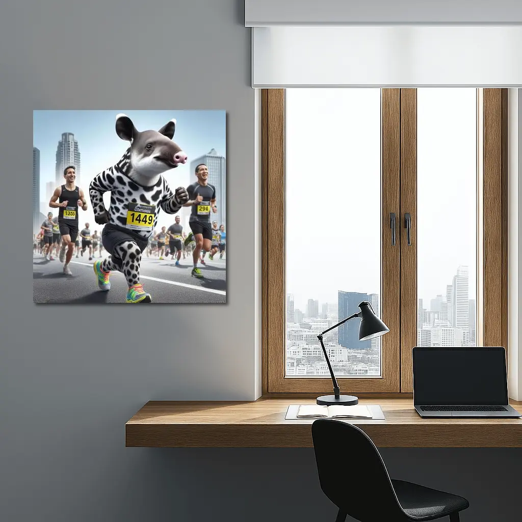 Tapir Running City Marathon Race – Wall Art