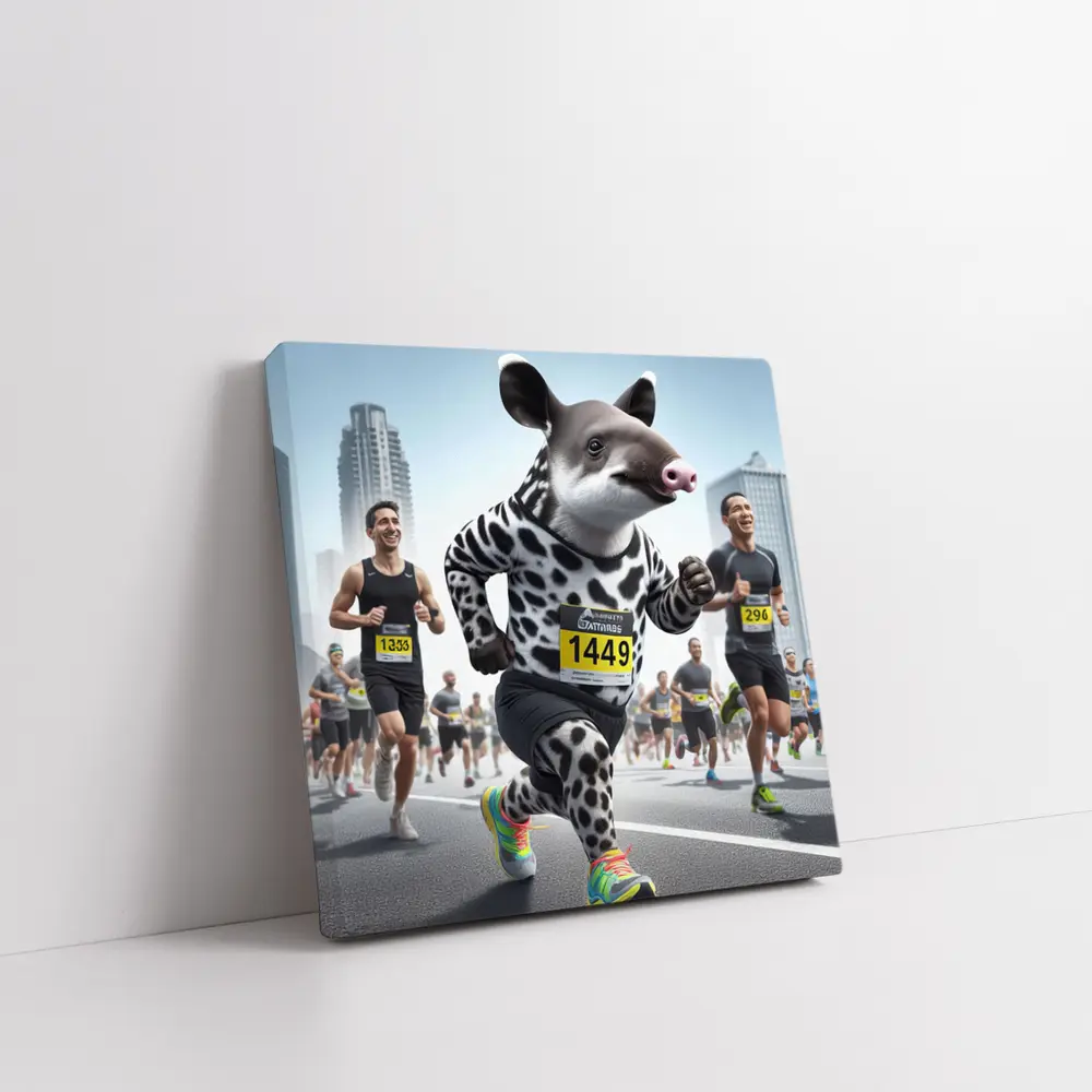 Tapir Running City Marathon Race – Wall Art