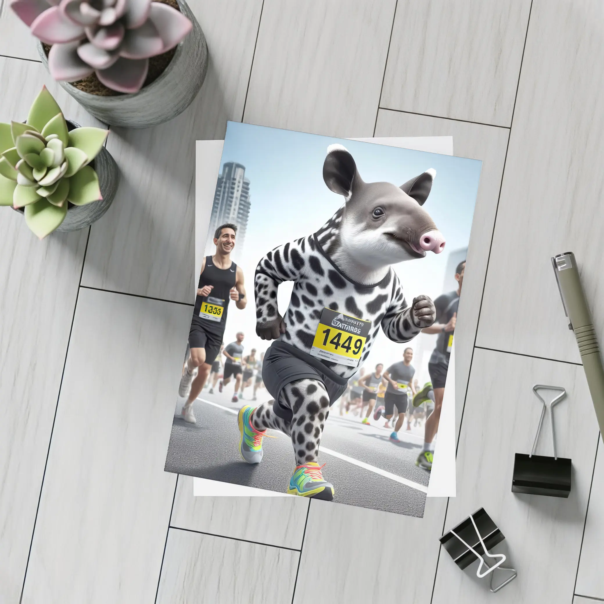 Tapir Running City Marathon Race – Postcards