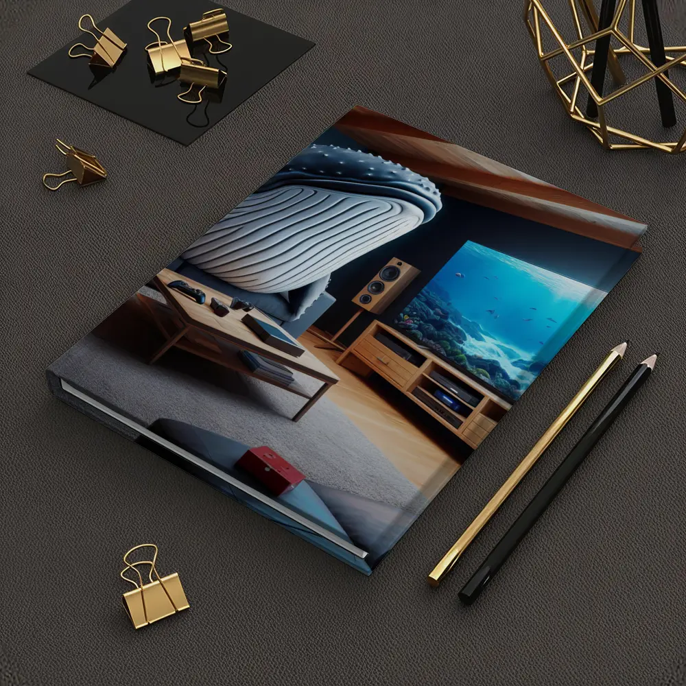 Humpback Whale Chilling In Living Room – Notebooks