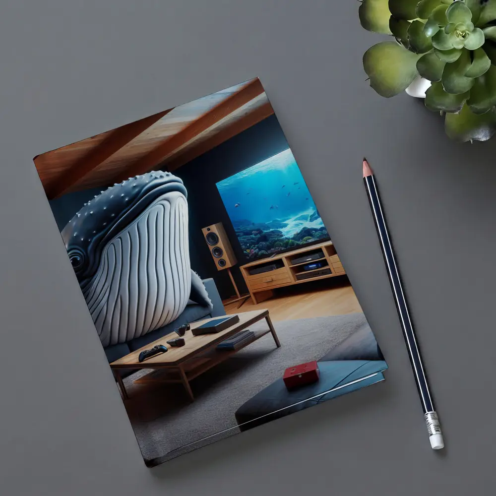 Humpback Whale Chilling In Living Room – Notebooks