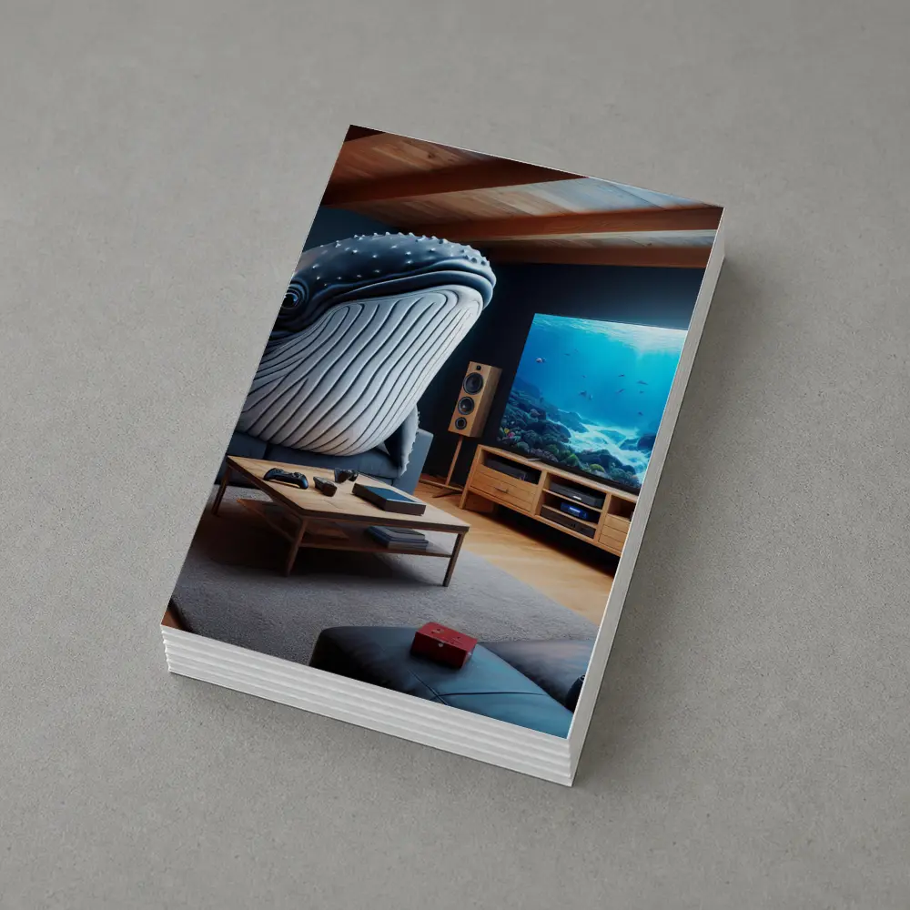 Humpback Whale Chilling In Living Room – Postcards