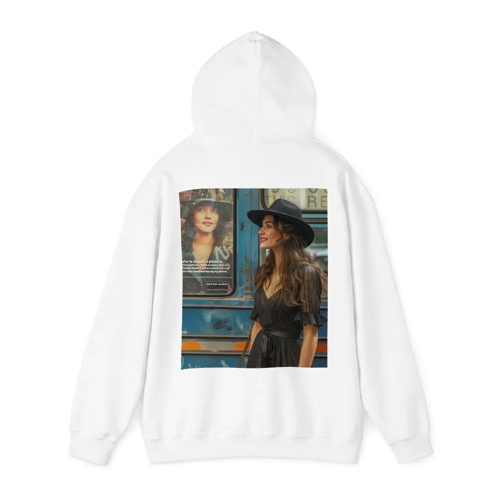 Woman Black Dress Hat Urban Street Style – Hoodies