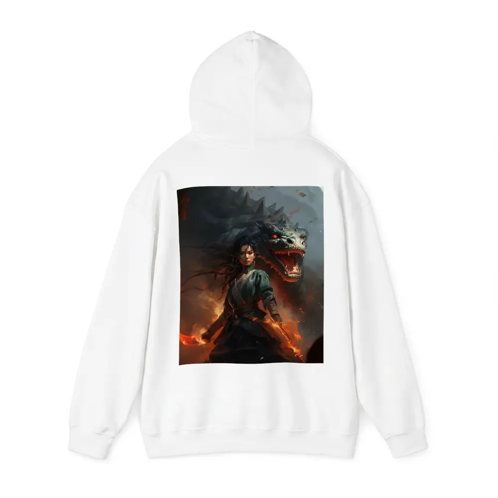 Dragon Warrior Woman Fantasy Dark Art – Hoodies